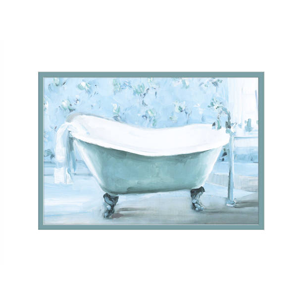 Ophelia & Co. Bathtub Time On Canvas Painting Wayfair